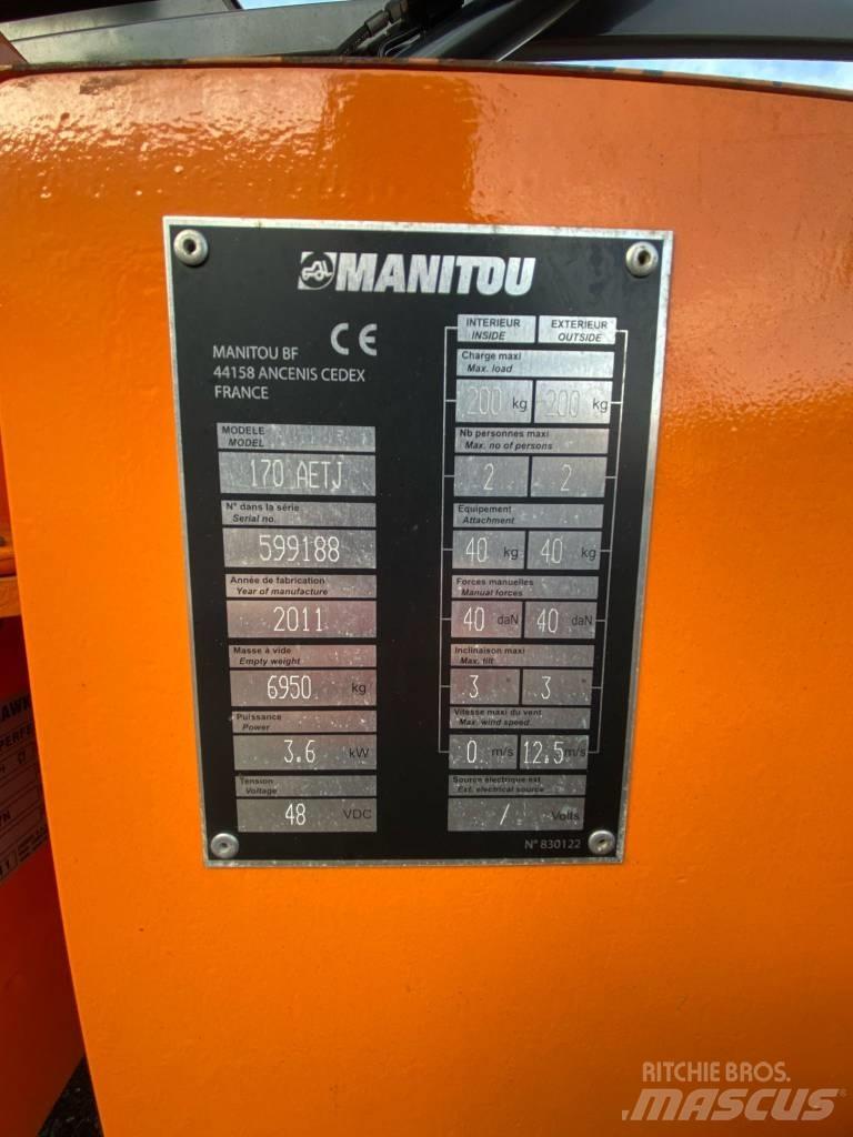 Manitou 170AETJ-L Articulated boom lifts