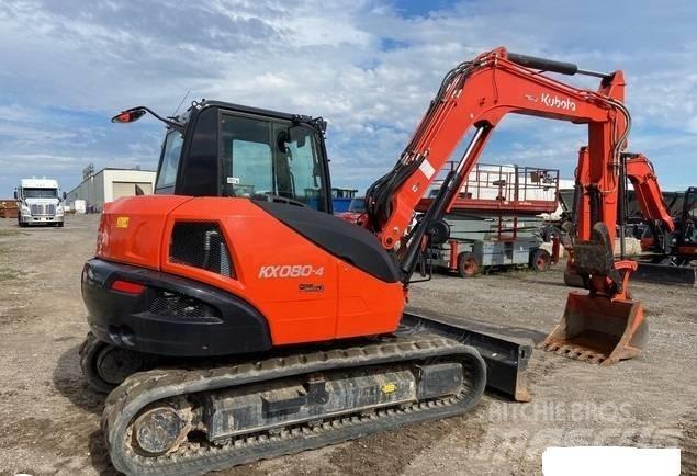 Kubota KX080-4S2 Crawler excavators