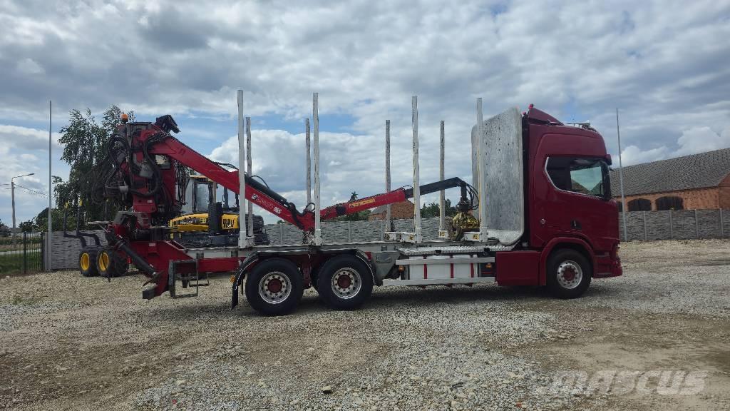 Scania R 650 Timber trucks