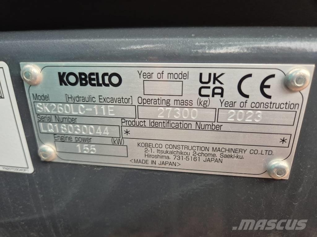 Kobelco SK260LC-11E Crawler excavators