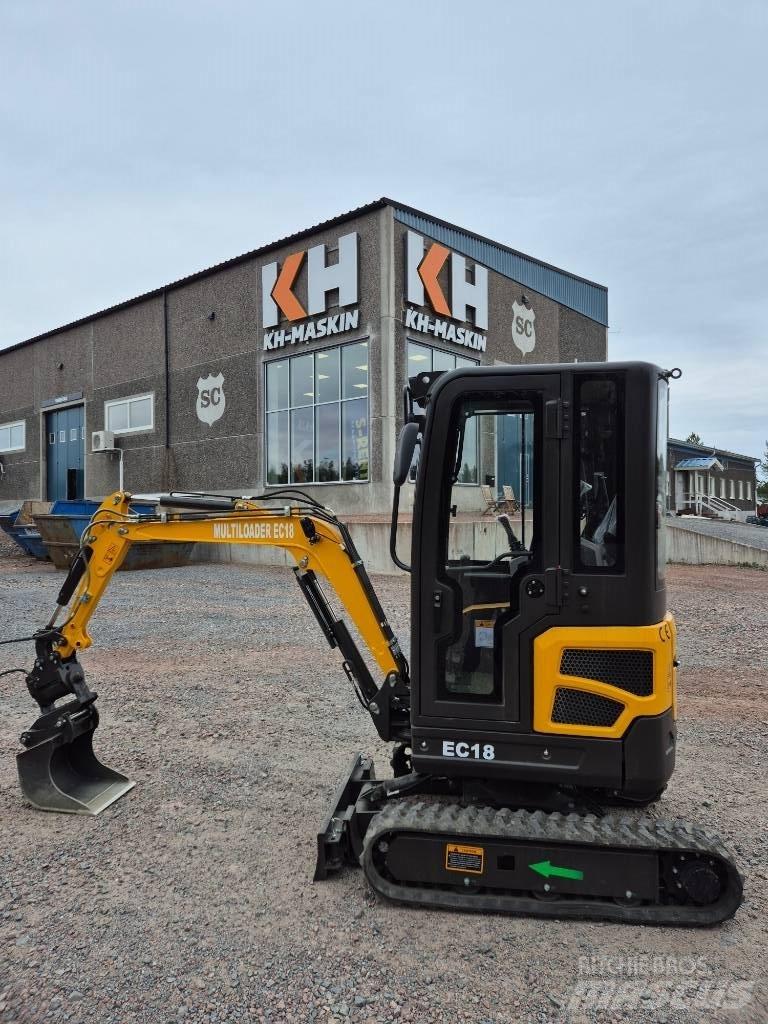 Multiloader EC18 Mini excavators < 7t (Mini diggers)