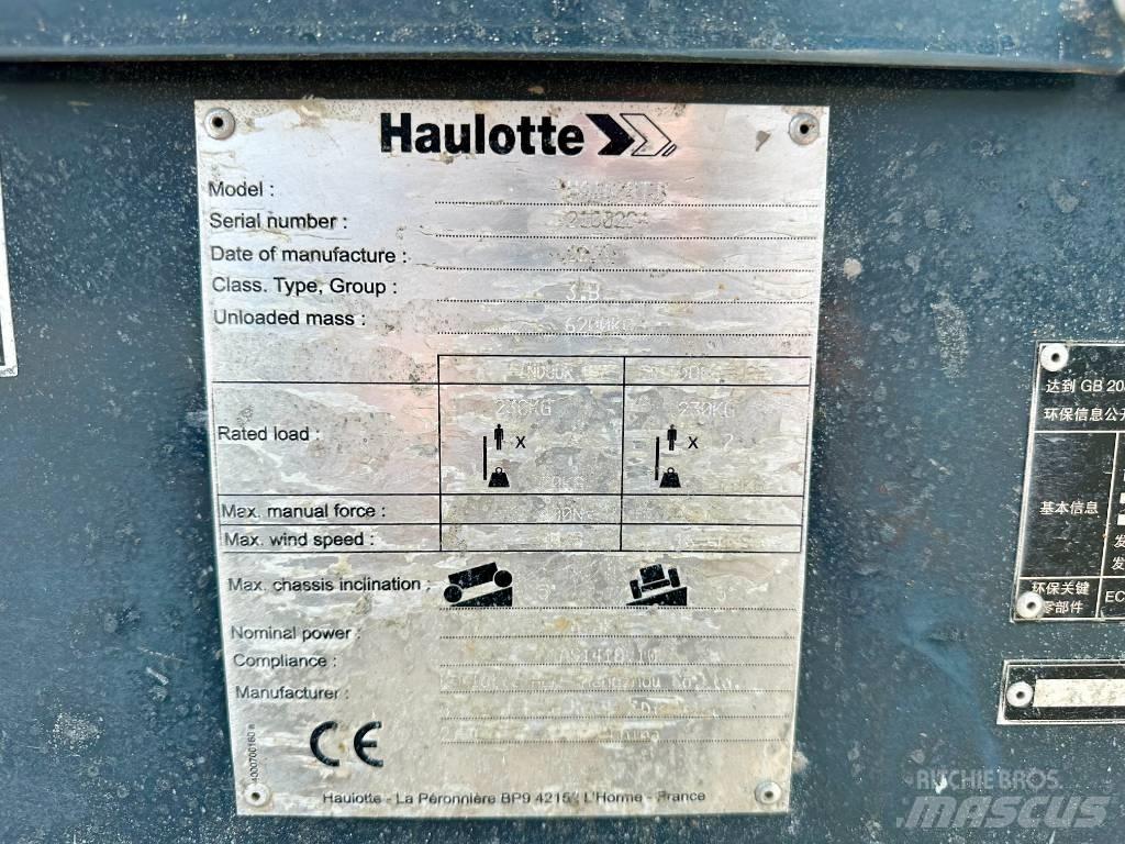 Haulotte HA16RTJ Articulated boom lifts