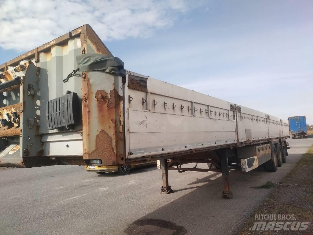 Krone alumiinilaidat Flatbed/Dropside semi-trailers