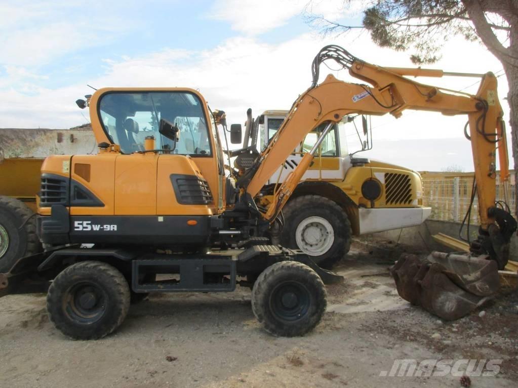 Hyundai R 55W 9A Mini excavators < 7t (Mini diggers)