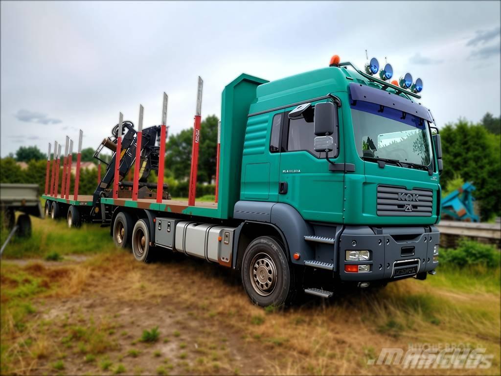 MAN TGA 33.430 Timber trucks