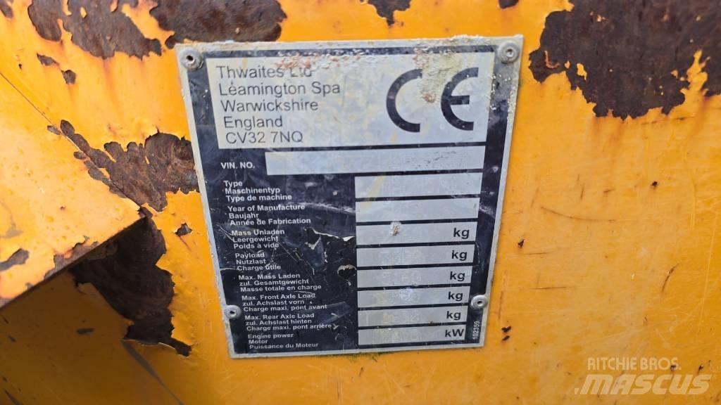 Thwaites 3 ton Site dumpers