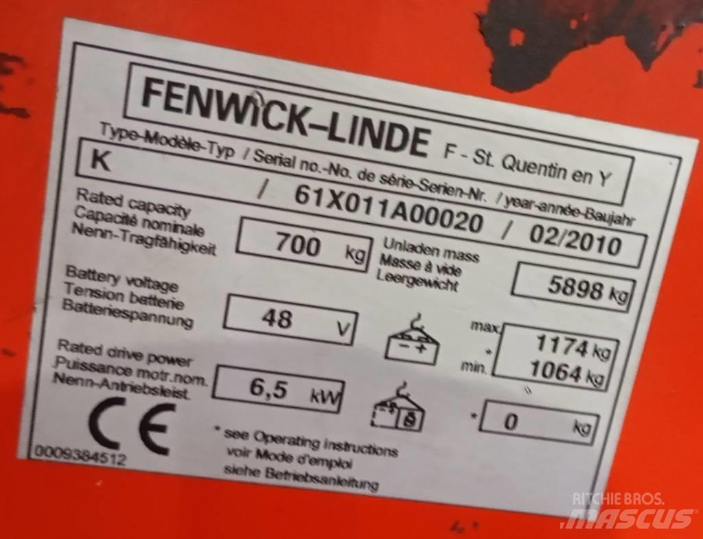 Linde K 011 Reach truck