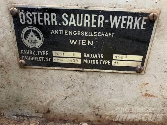 Saurer 7G1F-K Tipper trucks