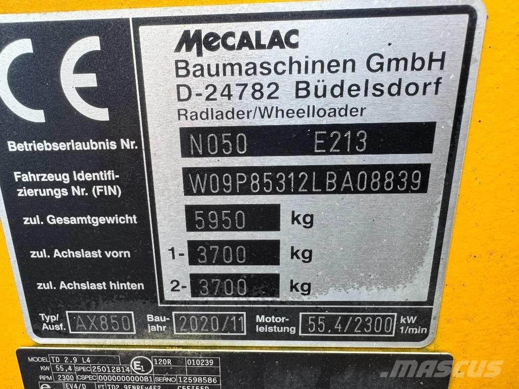 Mecalac AS 850 V Wheel loaders