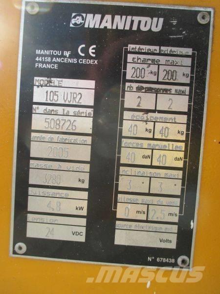 Manitou 105 VJR 2 Used Personnel lifts and access elevators