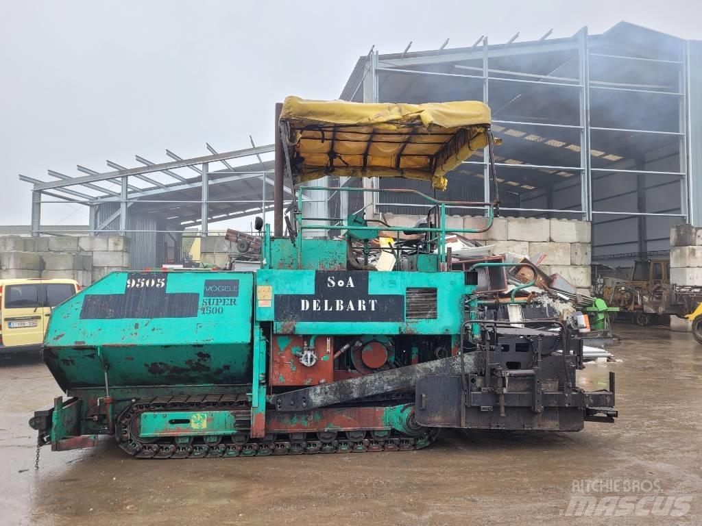 Vögele Super 1500 Asphalt pavers