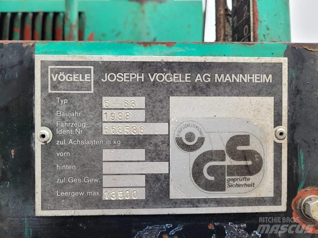 Vögele Super 1500 Asphalt pavers