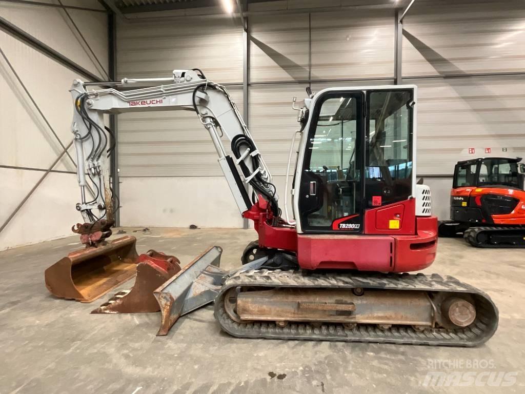 Takeuchi TB 280 FR Mini excavators  7t - 12t