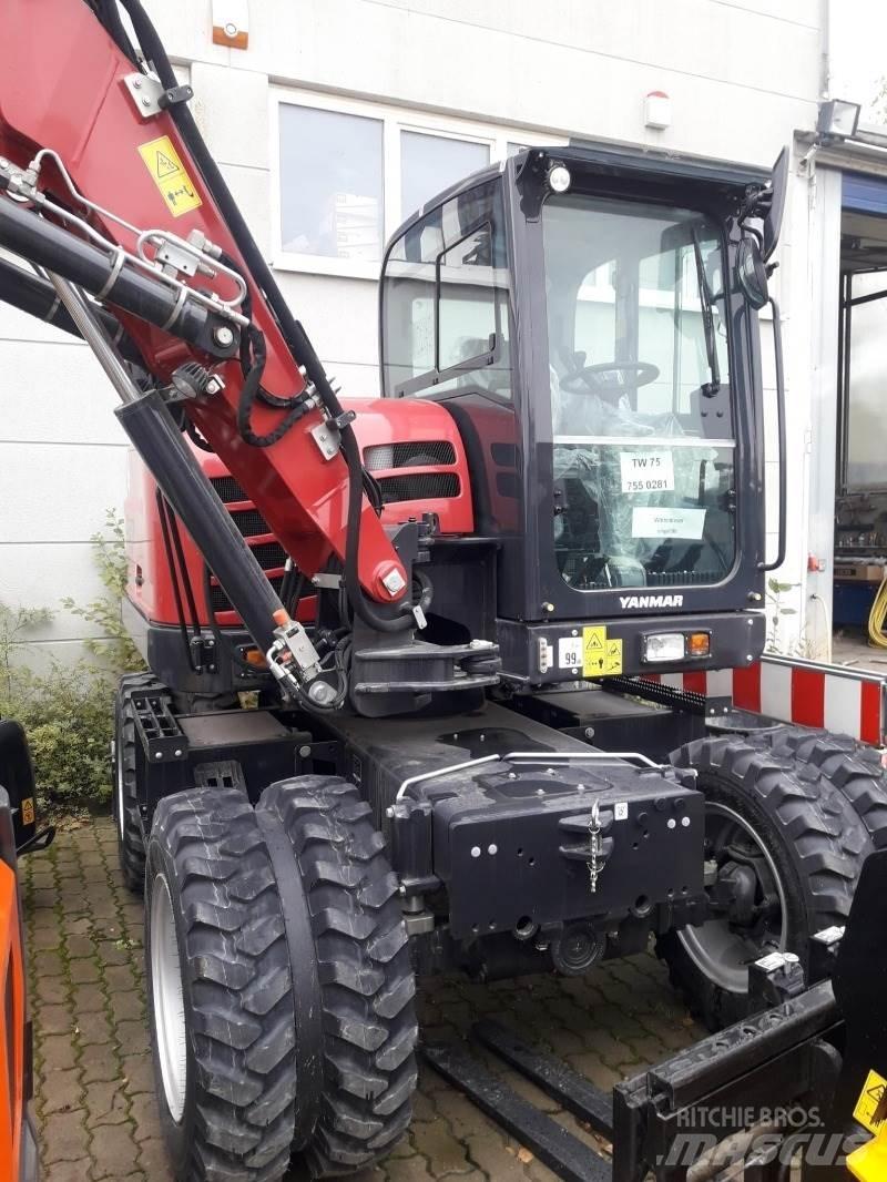 Yanmar B75W Wheeled excavators
