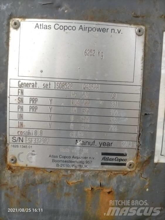 Atlas Copco QAS 500 Diesel Generators