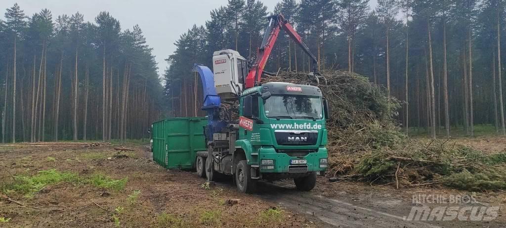 Bruks 806 Wood chippers
