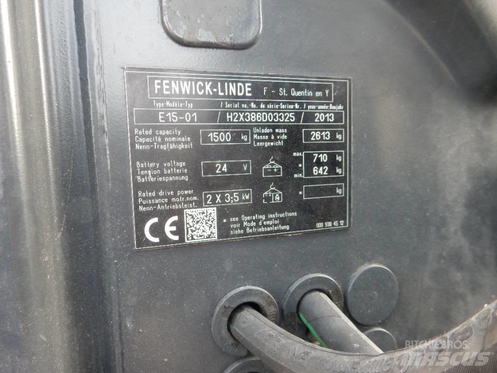 Linde E 15 Electric forklift trucks