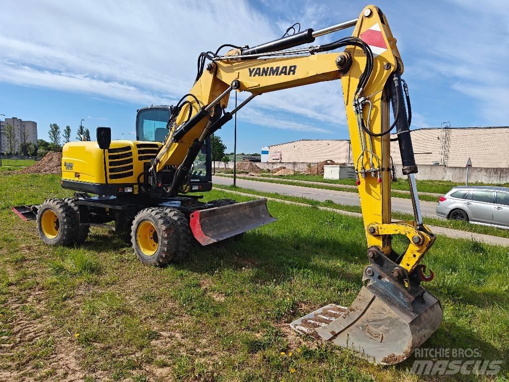 Yanmar B110W Wheeled excavators