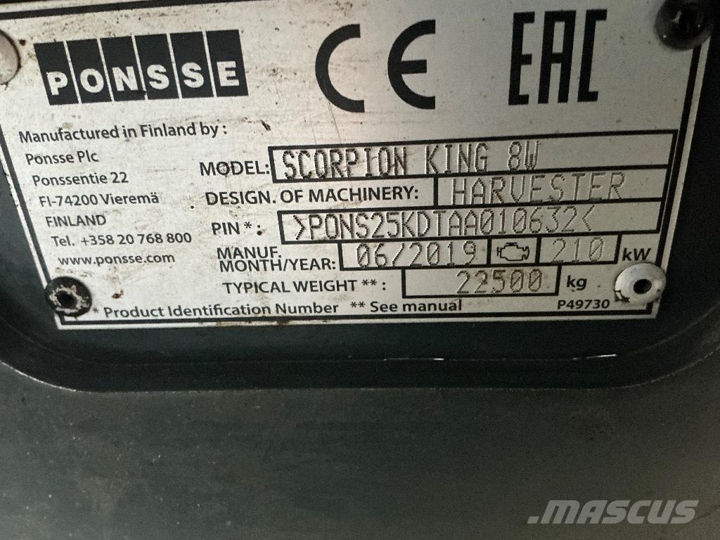 Ponsse Scorpion King Harvesters