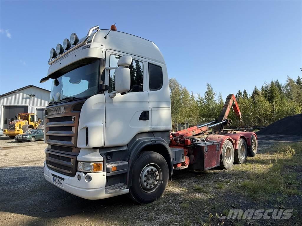 Scania R16 V8 8X4 Hook lift trucks