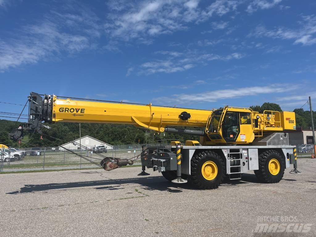 Grove GRT 650 Rough terrain cranes