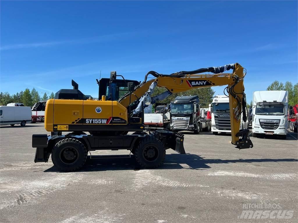 Sany SY155W Wheeled excavators