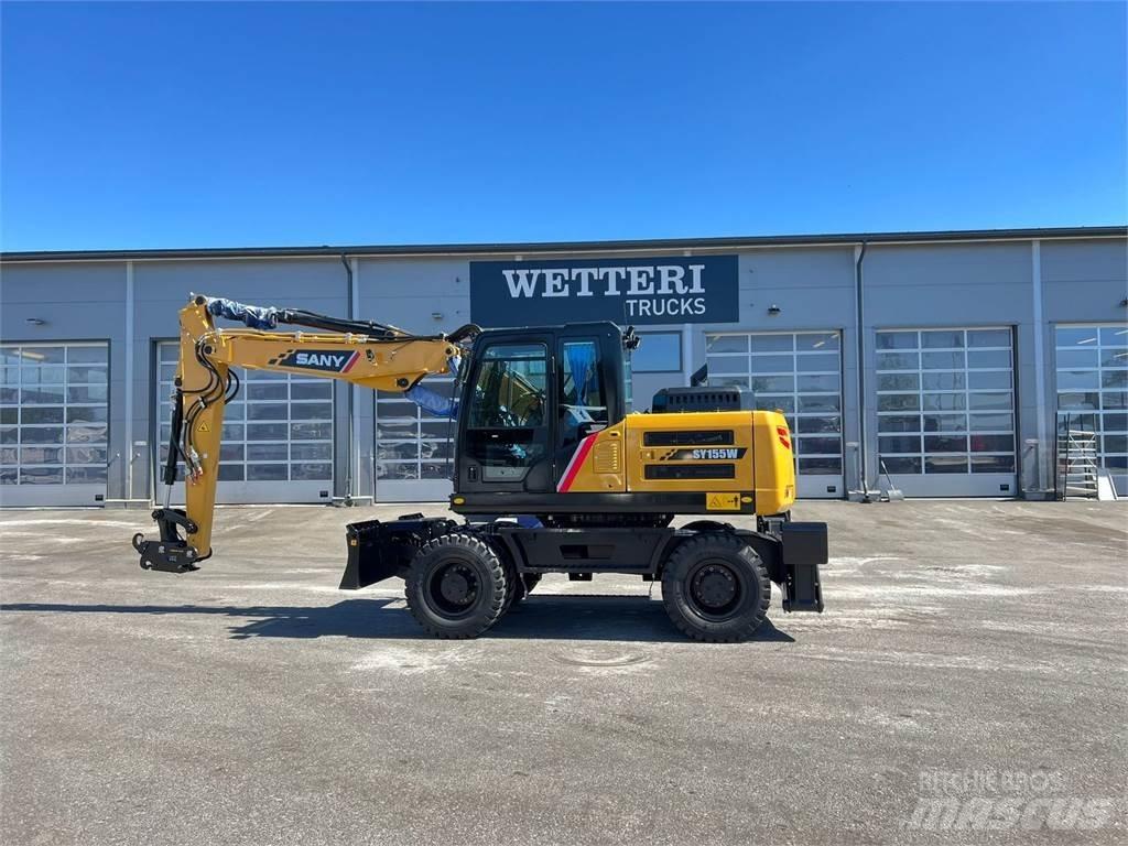 Sany SY155W Wheeled excavators
