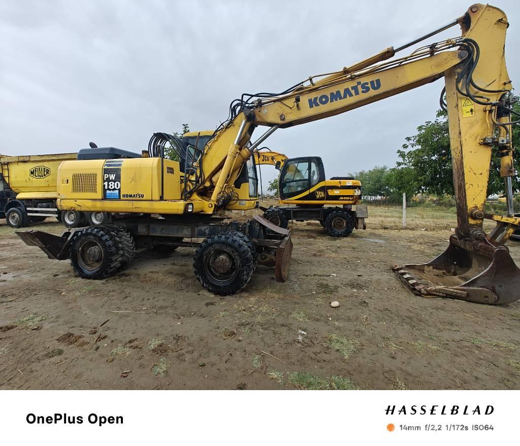 Komatsu PW 180 Chassis and suspension