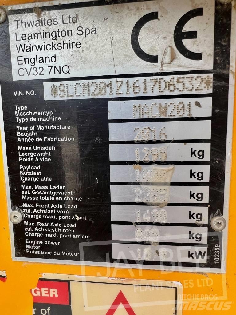 Thwaites 1 ton Site dumpers