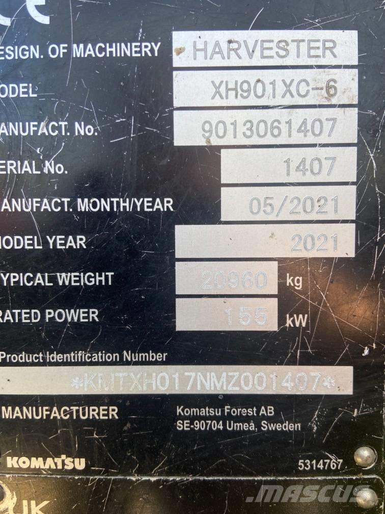 Komatsu 901XC Harvesters