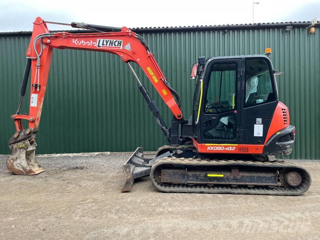 Kubota KX 080 Mini excavators  7t - 12t