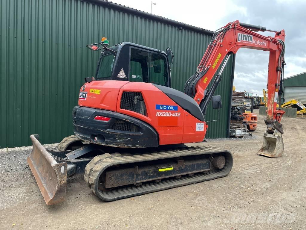 Kubota KX 080 Mini excavators  7t - 12t