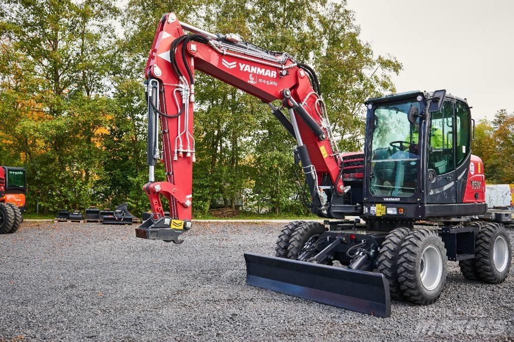 Yanmar B95W Wheeled excavators