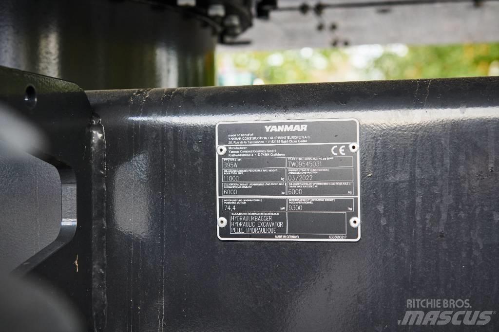 Yanmar B95W Wheeled excavators