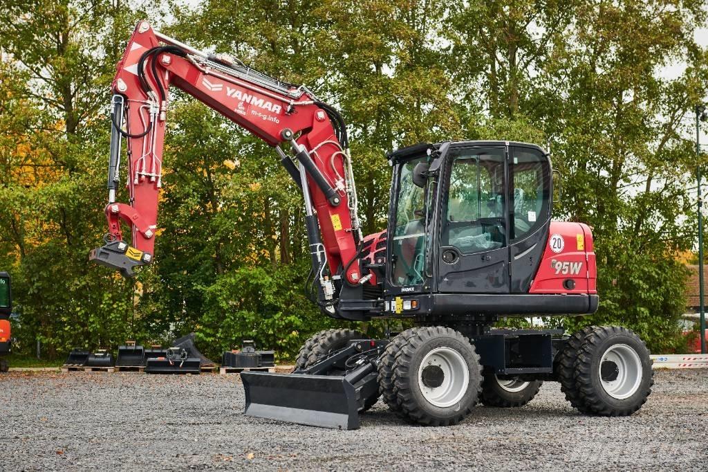 Yanmar B95W Wheeled excavators
