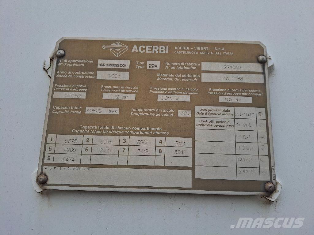Acerbi ASO64003SP Tanker semi-trailers