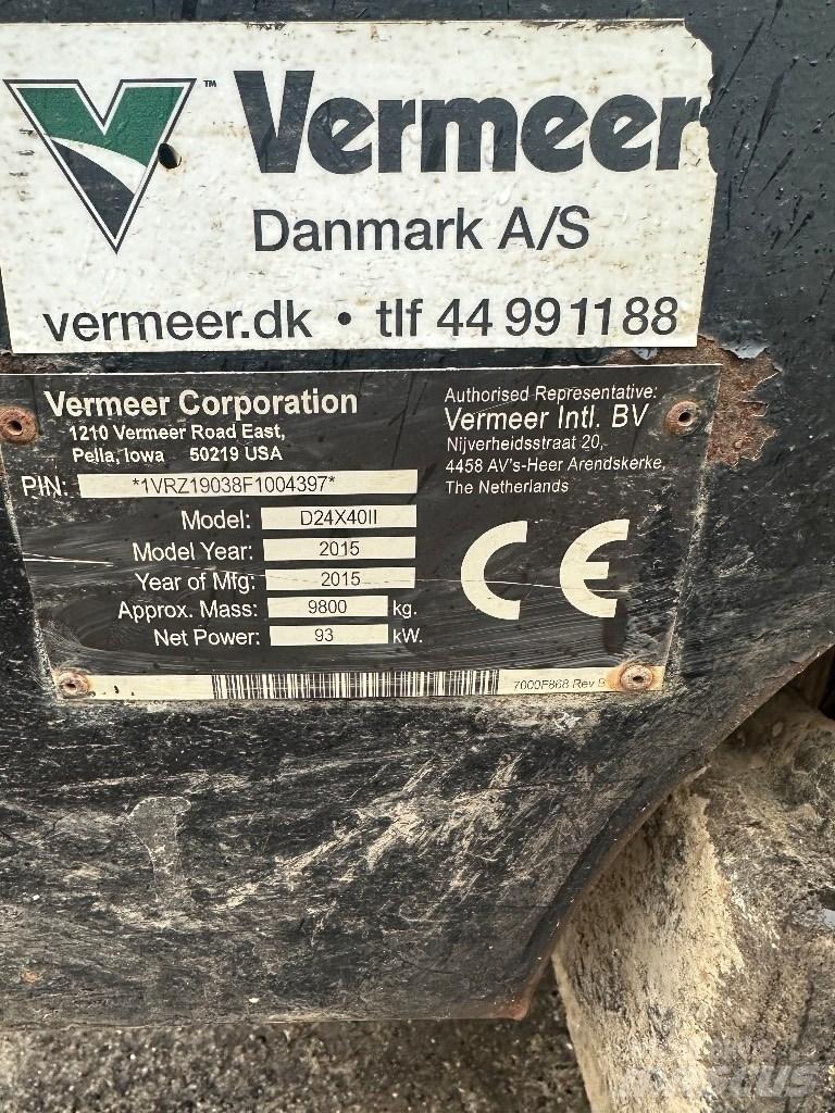 Vermeer D24x40II Horizontal drilling rigs