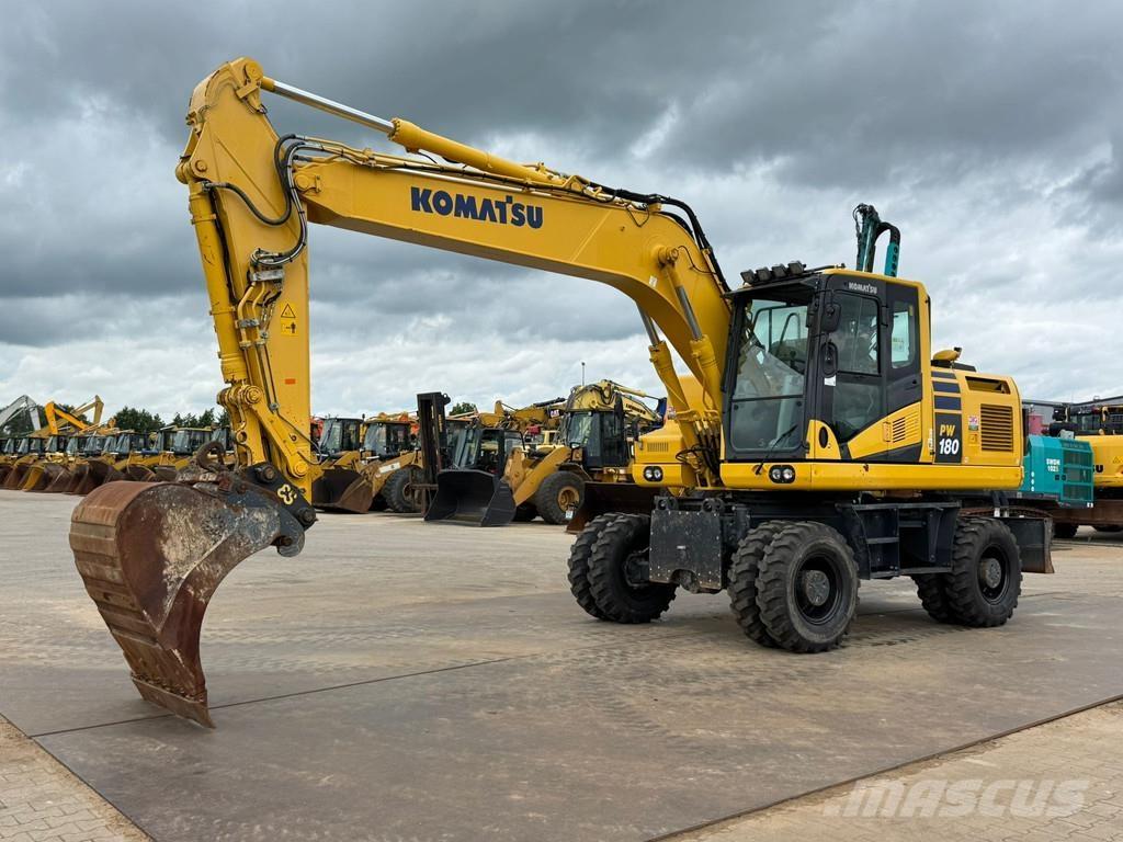 Komatsu PW180-11 Wheeled excavators