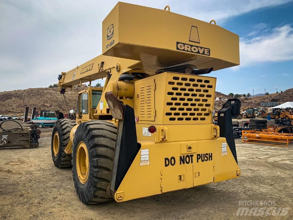Grove RT 58 D Rough terrain cranes
