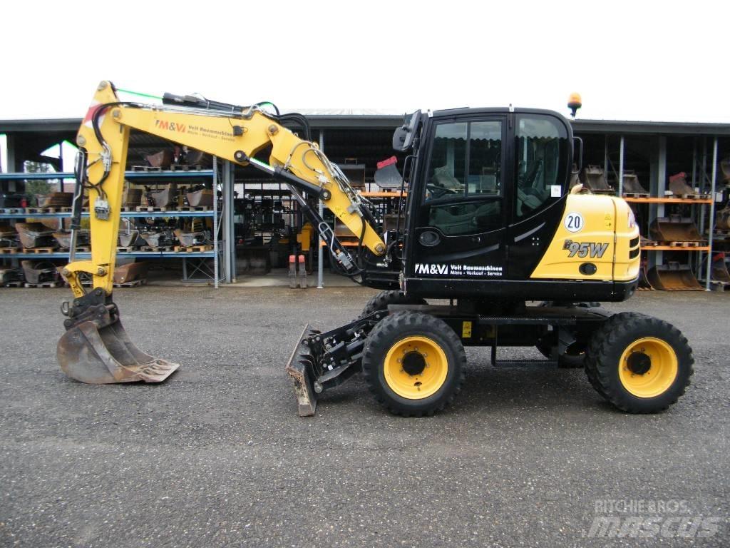 Yanmar B95W Wheeled excavators