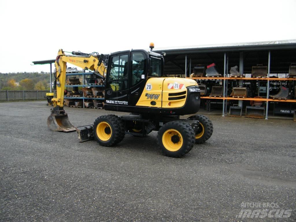 Yanmar B95W Wheeled excavators