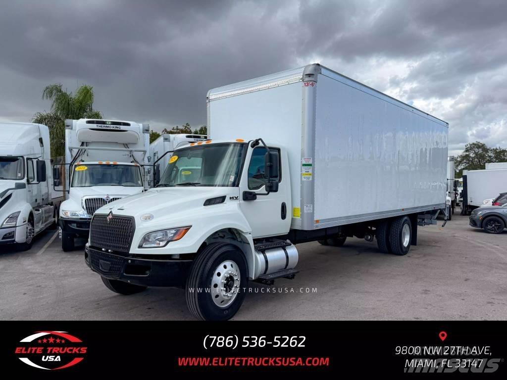 International MV Box trucks