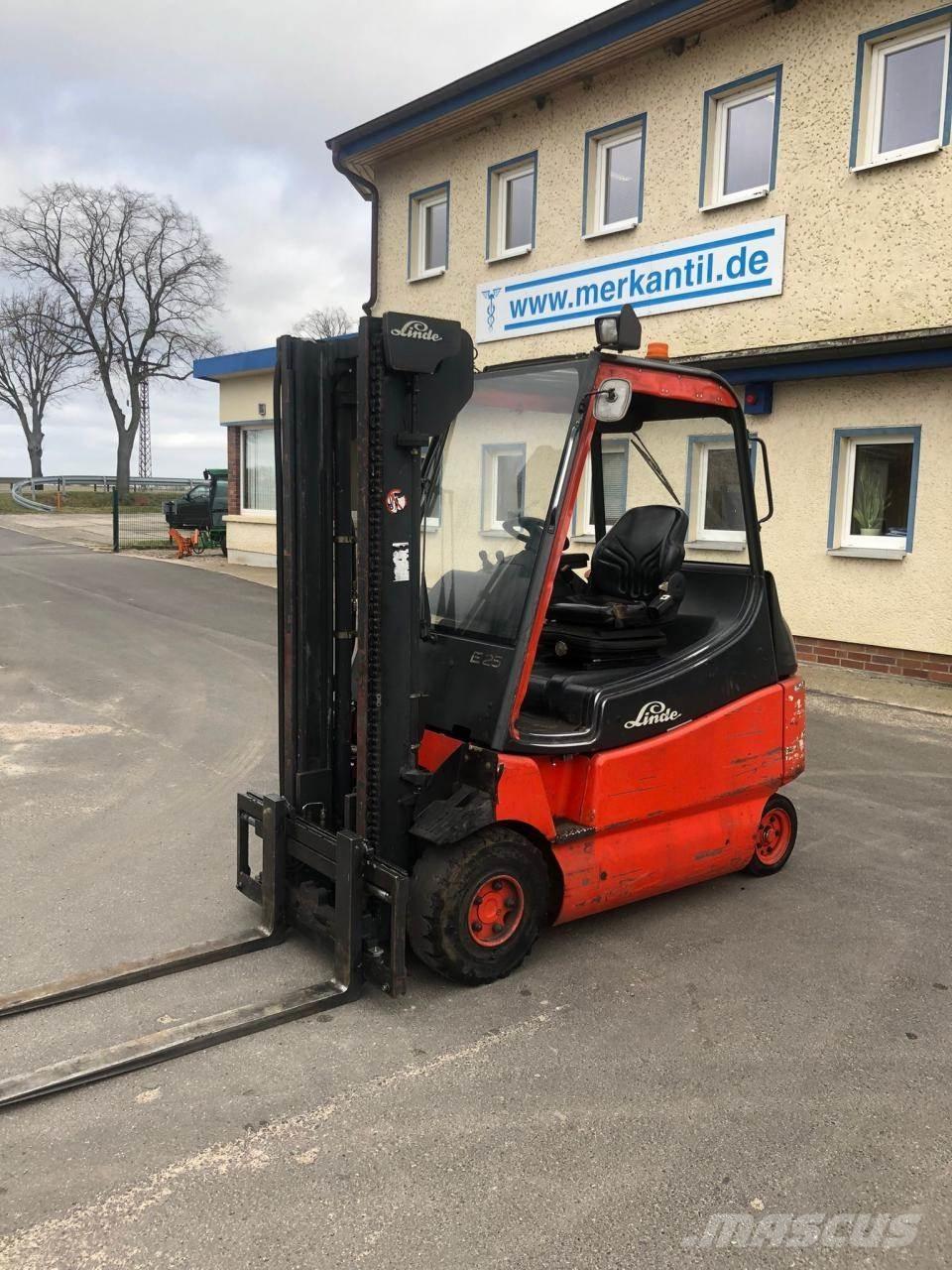 Linde E 25 Electric forklift trucks