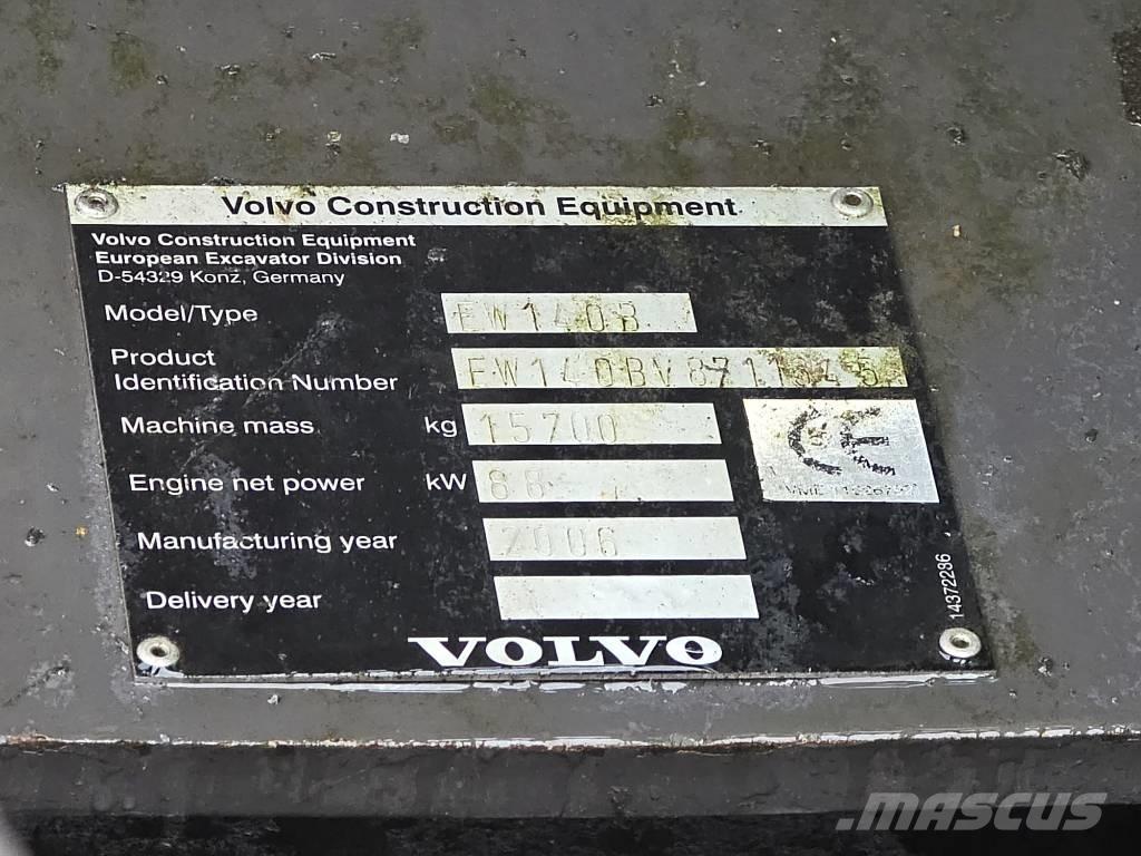 Volvo EW 140 B Wheeled excavators