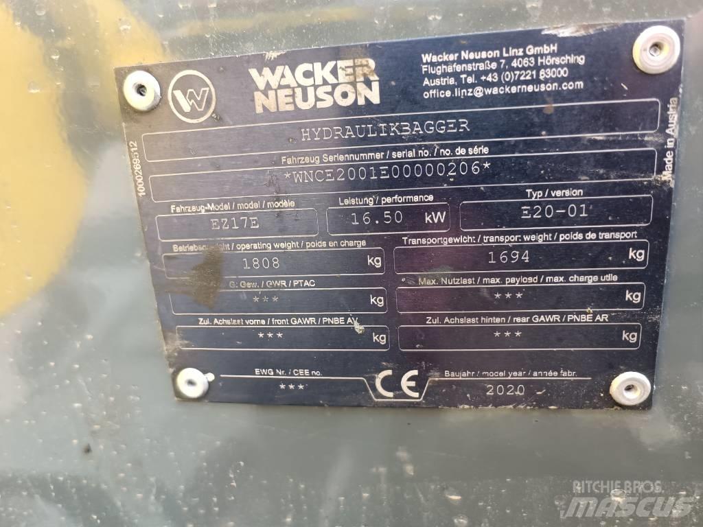 Wacker Neuson EZ17e Crawler excavators