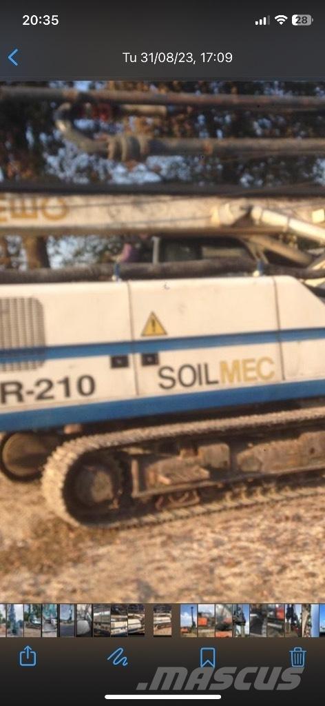  Soil mec R 210. Cfa Other drilling equipment