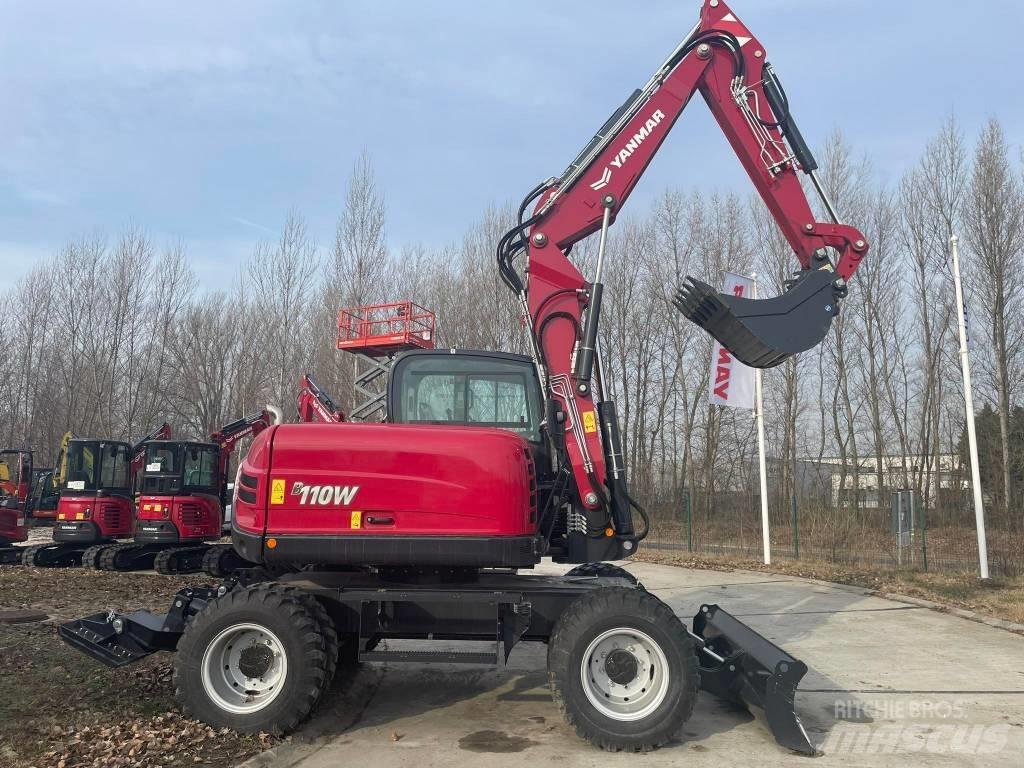 Yanmar B110W Wheeled excavators