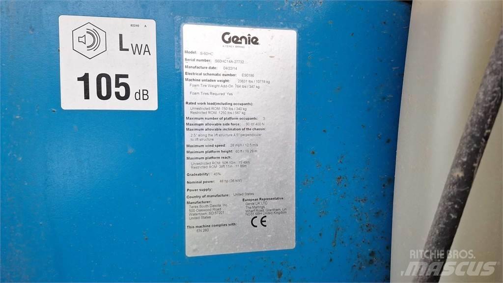 Genie S60HCE Telescopic boom lifts