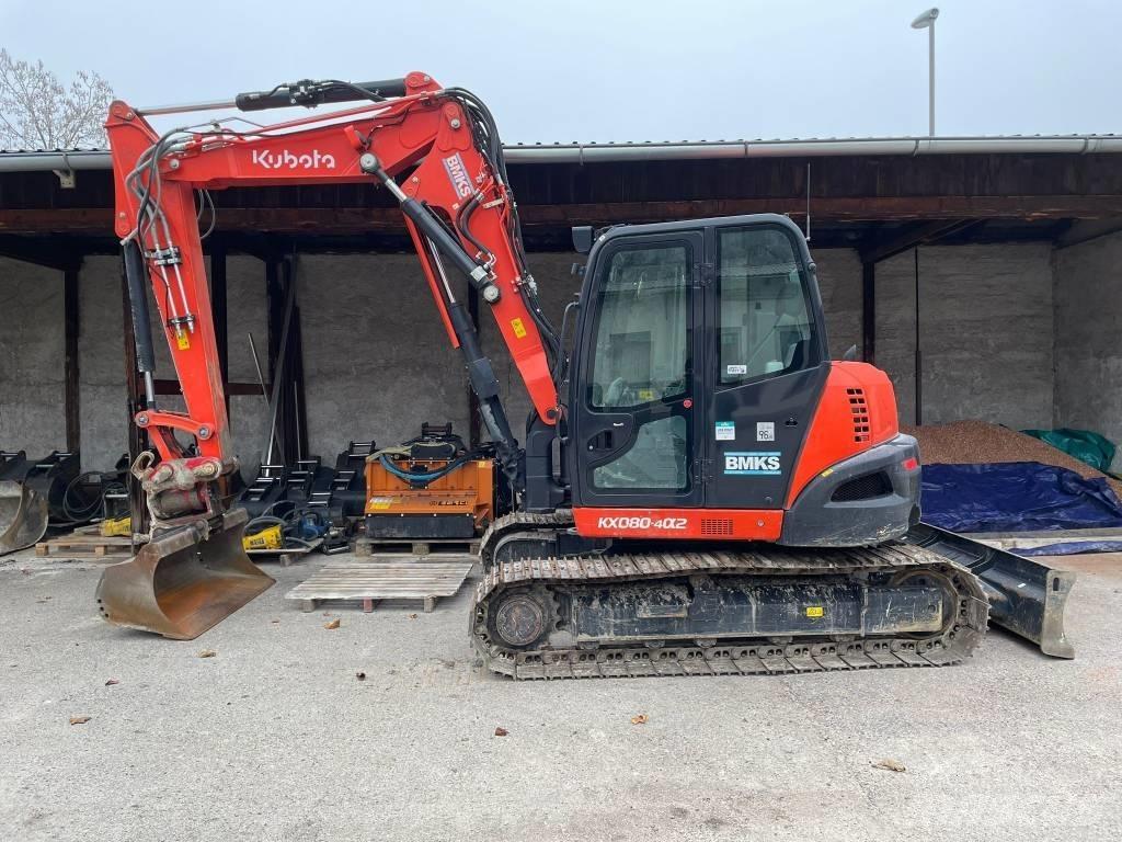 Kubota KX 080-4a2 Mini excavators  7t - 12t