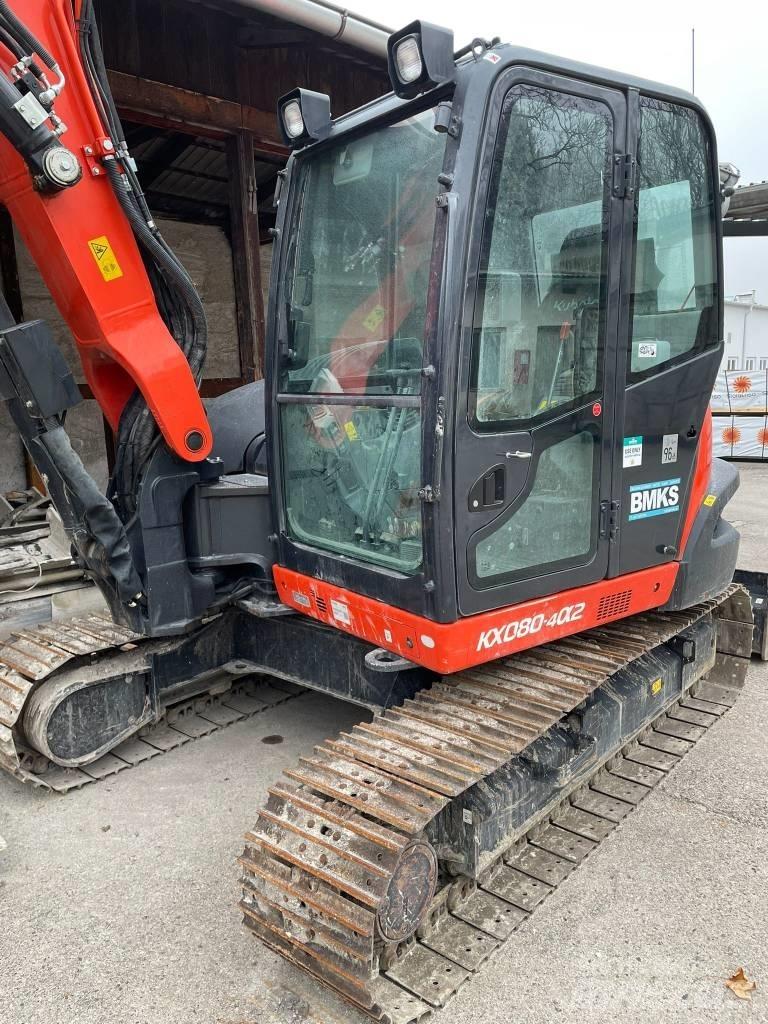 Kubota KX 080-4a2 Mini excavators  7t - 12t